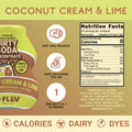 Coconut Cream & Lime Dirty Soda Concentrate