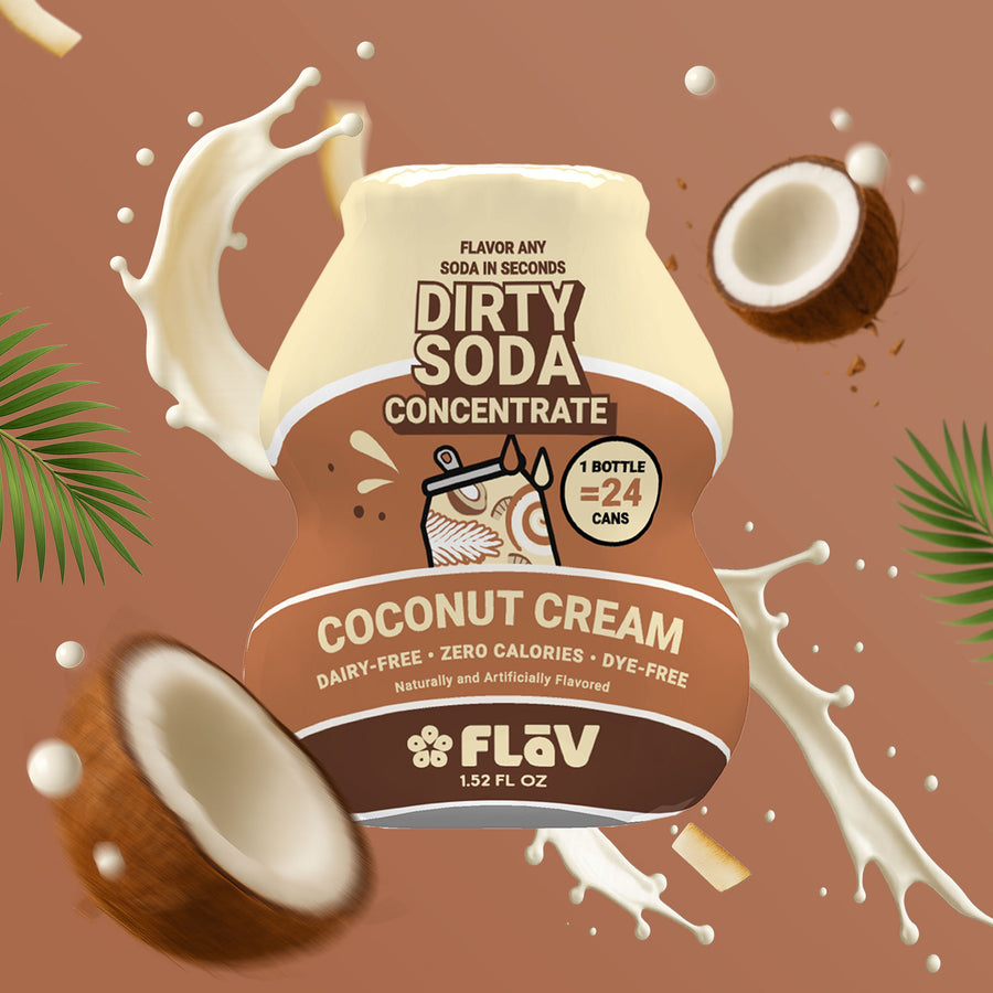 Coconut Cream Dirty Soda Concentrate