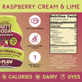 Raspberry Cream & Lime Dirty Soda Concentrate